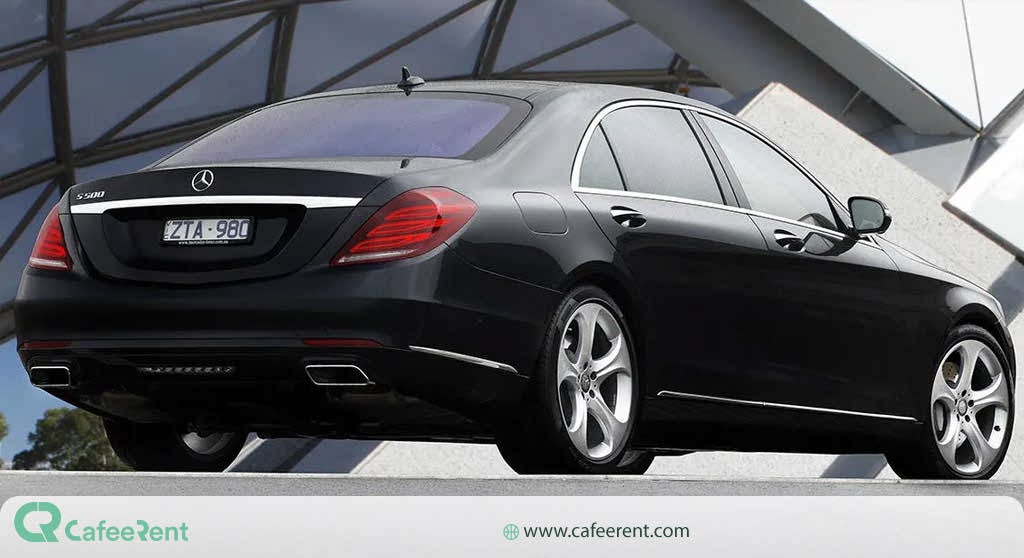 نمای پشت از بنز S500