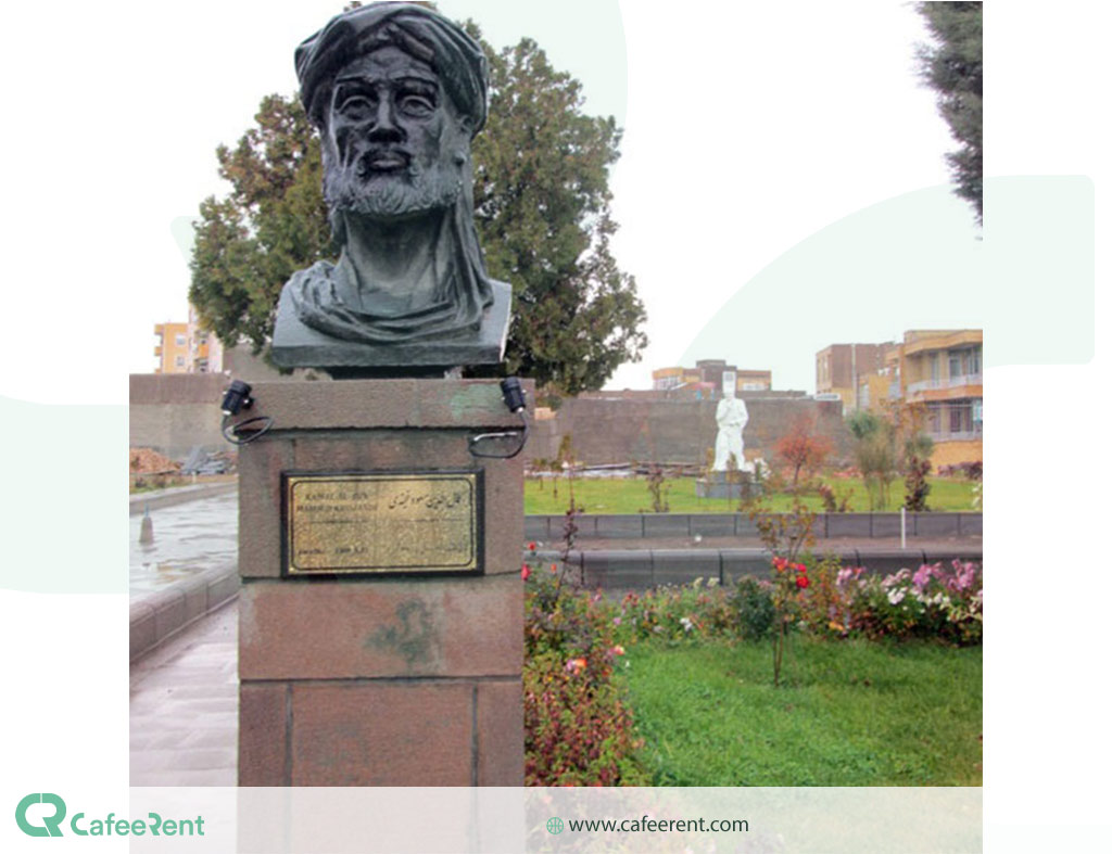 مجسمه کمال الدین مسعود خجندی
