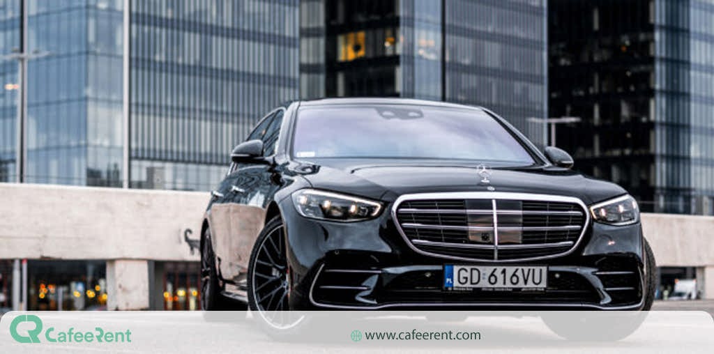 نمای جلو از بنز S500