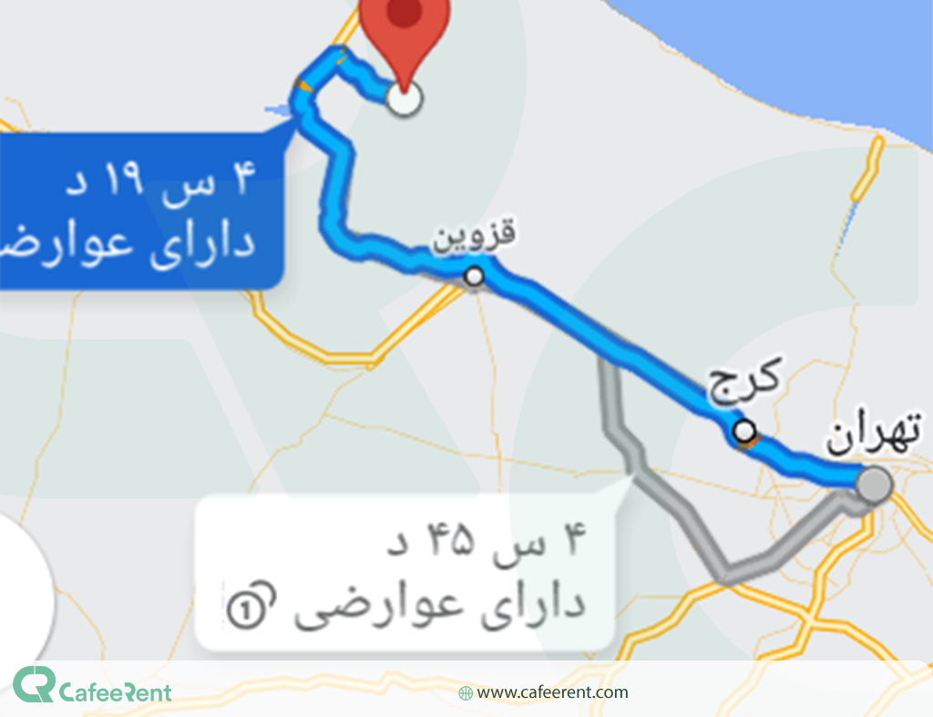 فاصله تهران تا دریاچه ویستان بره سر
