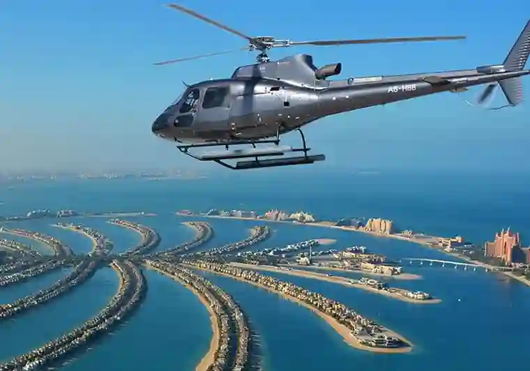 پرواز بر فراز دبی با هلیکوپتر اختصاصی